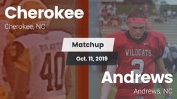 Matchup: Cherokee  vs. Andrews  2019