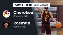 Recap: Cherokee  vs. Rosman  2022