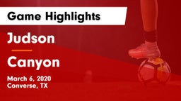 Judson  vs Canyon  Game Highlights - March 6, 2020