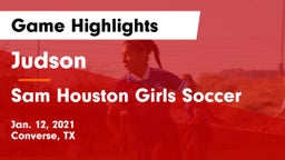 Judson  vs Sam Houston Girls Soccer Game Highlights - Jan. 12, 2021