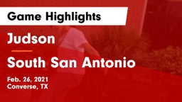 Judson  vs South San Antonio  Game Highlights - Feb. 26, 2021