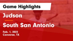 Judson  vs South San Antonio  Game Highlights - Feb. 1, 2022