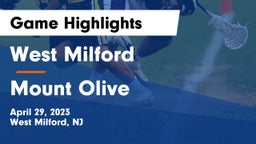 West Milford  vs Mount Olive  Game Highlights - April 29, 2023