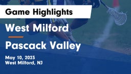 West Milford  vs Pascack Valley  Game Highlights - May 10, 2023