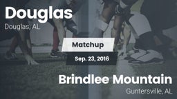 Matchup: Douglas  vs. Brindlee Mountain  2016
