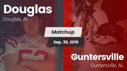 Matchup: Douglas  vs. Guntersville  2016