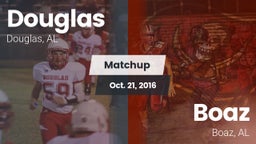 Matchup: Douglas  vs. Boaz  2016