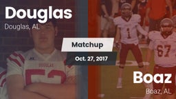 Matchup: Douglas  vs. Boaz  2017