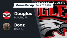Recap: Douglas  vs. Boaz  2018