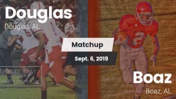 Matchup: Douglas  vs. Boaz  2019