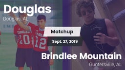 Matchup: Douglas  vs. Brindlee Mountain  2019
