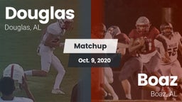 Matchup: Douglas  vs. Boaz  2020