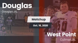 Matchup: Douglas  vs. West Point  2020