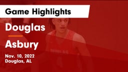 Douglas  vs Asbury Game Highlights - Nov. 10, 2022