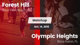 Matchup: Forest Hill High vs. Olympic Heights  2016