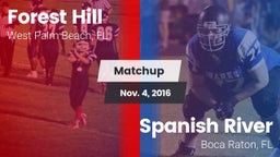 Matchup: Forest Hill High vs. Spanish River  2016