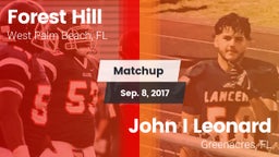 Matchup: Forest Hill High vs. John I Leonard  2017