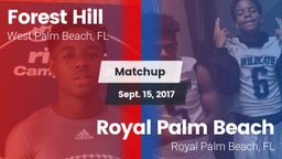 Matchup: Forest Hill High vs. Royal Palm Beach  2017