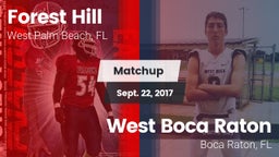 Matchup: Forest Hill High vs. West Boca Raton  2017