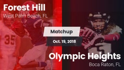 Matchup: Forest Hill High vs. Olympic Heights  2018