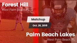 Matchup: Forest Hill High vs. Palm Beach Lakes  2018