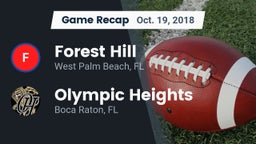 Recap: Forest Hill  vs. Olympic Heights  2018