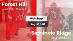 Matchup: Forest Hill High vs. Seminole Ridge  2019