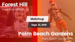 Matchup: Forest Hill High vs. Palm Beach Gardens  2019