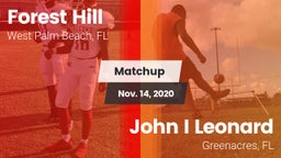 Matchup: Forest Hill High vs. John I Leonard  2020