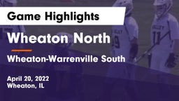 Wheaton North  vs Wheaton-Warrenville South  Game Highlights - April 20, 2022