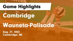 Cambridge  vs Wauneta-Palisade  Game Highlights - Aug. 27, 2022