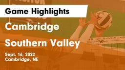 Cambridge  vs Southern Valley  Game Highlights - Sept. 16, 2022