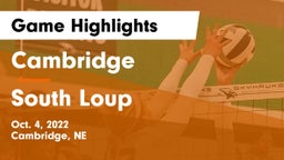 Cambridge  vs South Loup  Game Highlights - Oct. 4, 2022