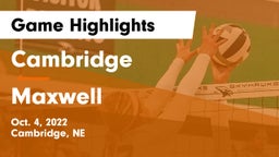 Cambridge  vs Maxwell  Game Highlights - Oct. 4, 2022