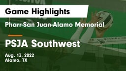 Pharr-San Juan-Alamo Memorial  vs PSJA Southwest Game Highlights - Aug. 13, 2022