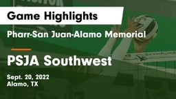 Pharr-San Juan-Alamo Memorial  vs PSJA Southwest  Game Highlights - Sept. 20, 2022