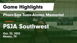 Pharr-San Juan-Alamo Memorial  vs PSJA Southwest  Game Highlights - Oct. 22, 2022