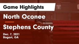 North Oconee  vs Stephens County  Game Highlights - Dec. 7, 2021