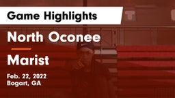 North Oconee  vs Marist Game Highlights - Feb. 22, 2022