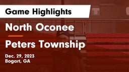 North Oconee  vs Peters Township Game Highlights - Dec. 29, 2023