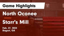 North Oconee  vs Starr's Mill  Game Highlights - Feb. 27, 2024