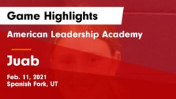 American Leadership Academy  vs Juab  Game Highlights - Feb. 11, 2021