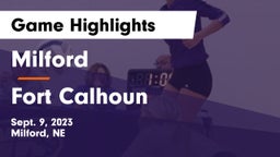 Milford  vs Fort Calhoun  Game Highlights - Sept. 9, 2023