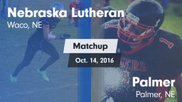 Matchup: Nebraska Lutheran vs. Palmer  2016