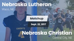 Matchup: Nebraska Lutheran vs. Nebraska Christian  2017
