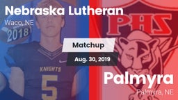 Matchup: Nebraska Lutheran vs. Palmyra  2019