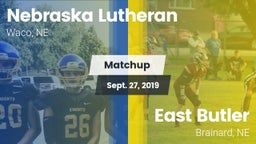 Matchup: Nebraska Lutheran vs. East Butler  2019