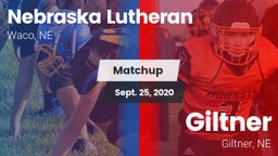Matchup: Nebraska Lutheran vs. Giltner  2020