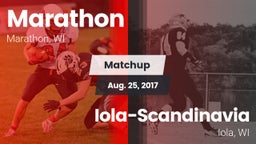 Matchup: Marathon  vs. Iola-Scandinavia  2017