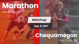 Matchup: Marathon  vs. Chequamegon  2017